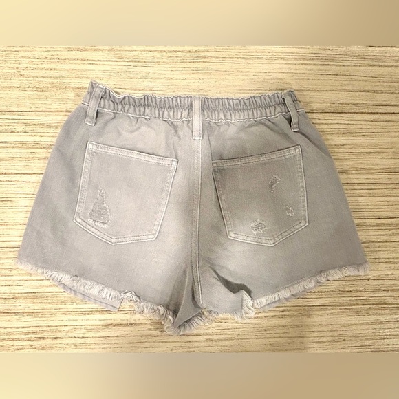 Aerie Grey Denim Shorts - Picture 2 of 2